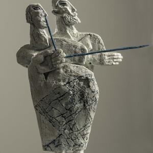 Ares en Aphrodite  sculptures Piet Peere Art